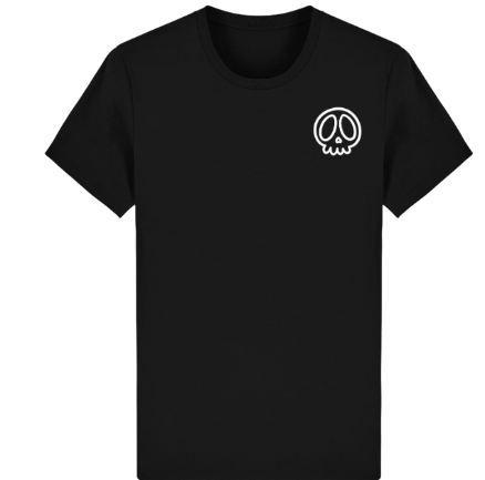 Camiseta Corta Clásica Negra de CANDOR