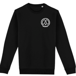 Sudadera Sin Capucha Clásica Negra de CANDOR